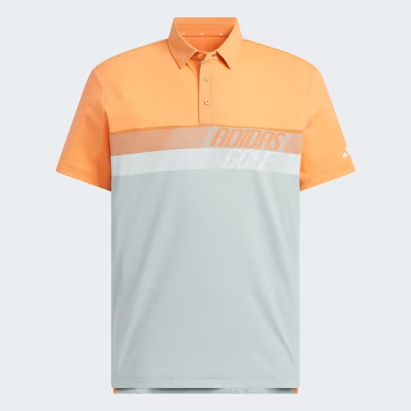 Áo Polo Adidas Nam Chính Hãng - COLOR BLOCK SHORT SLEEVE - Màu  Dusky Orange / Wonder Sage | JapanSport KB4833