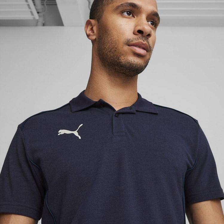 Bộ thể thao Puma Chính Hãng - Quần short + áo polo teamFINAL - Màu Navy | JapanSport 659333-659339-06