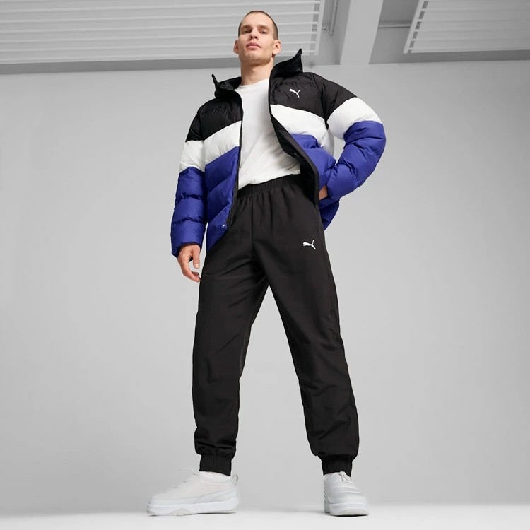 Áo Khoác Puma Nam Chính Hãng -  Poly Puffer - Màu Đen/Tím | JapanSport  684120-27