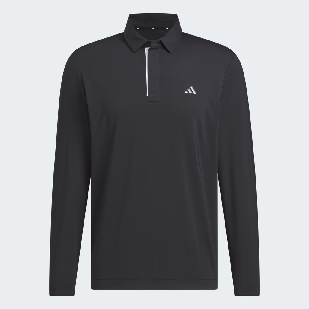 Áo Dài Tay Adidas Nam Chính Hãng - ULTIMATE365 TOUR LONG-SLEEVE POLO SHIRT  - Màu đen | JapanSport KA1783