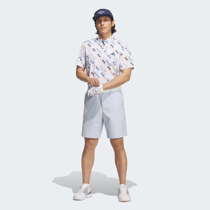 Áo Polo Adidas Nam Chính Hãng - AOP Short-Sleeve - Màu White / Multicolor | JapanSport JZ4363