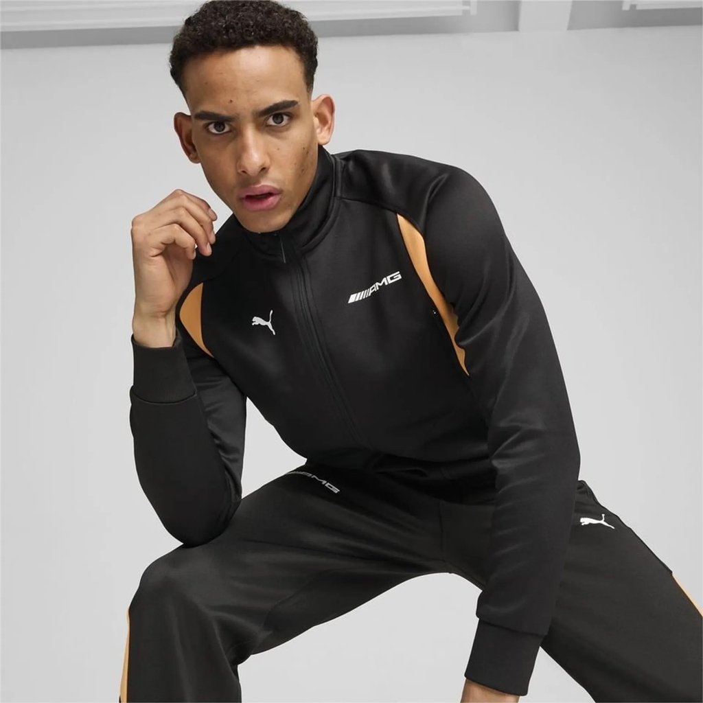 Áo Khoác Puma Nam Chính Hãng -  PUMA F1 Training Jacket Mercedes - Màu Đen | JapanSport 627421-01