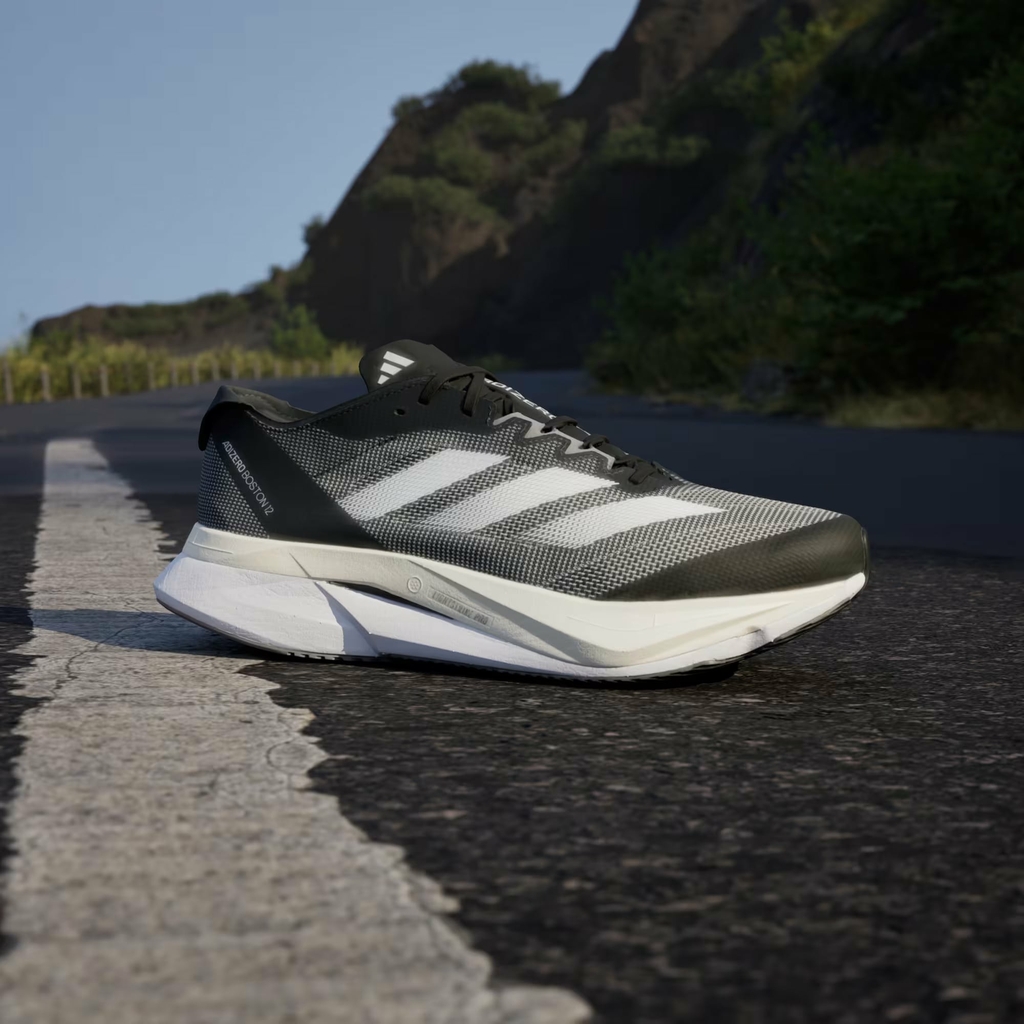 Giày Adidas Nữ Chính Hãng - Adizero Boston 12 Shoes - Màu Đen | JapanSport H03613