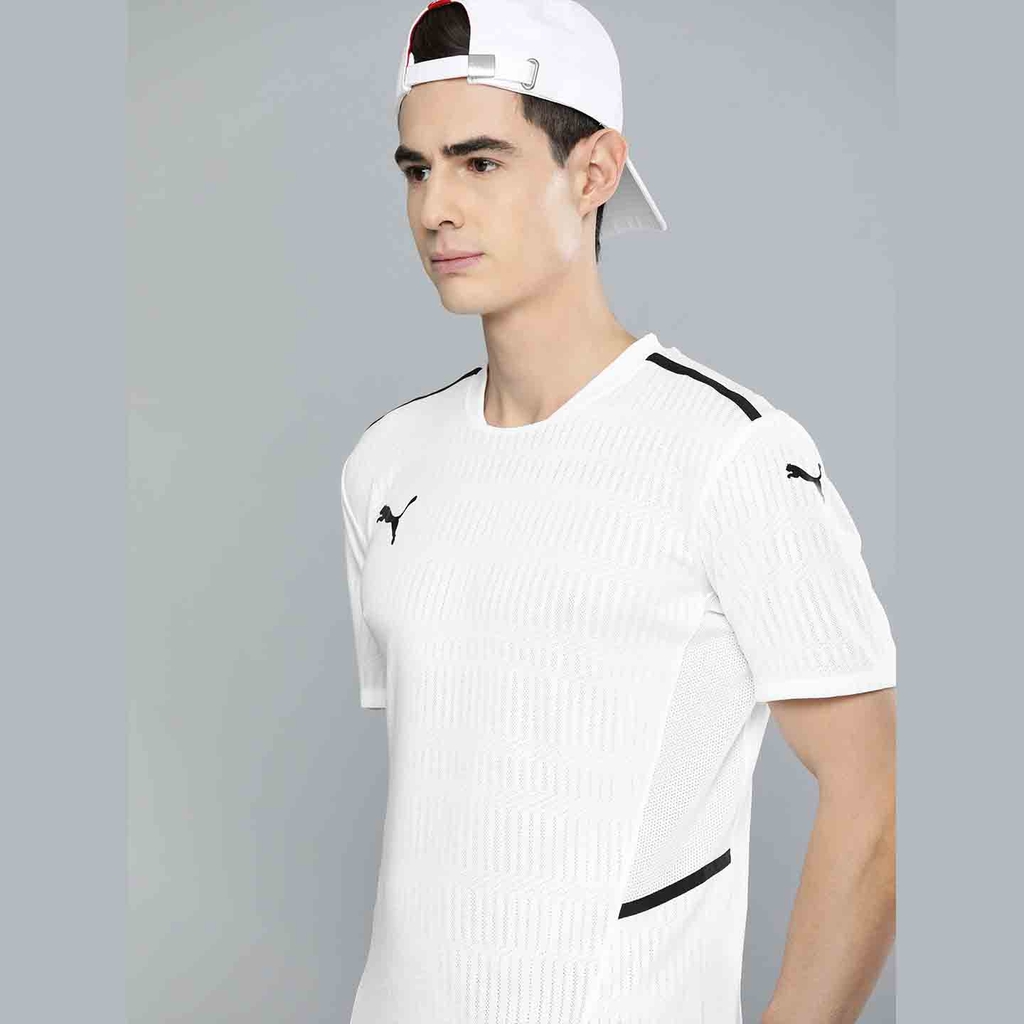 Áo Phông Puma Chính hãng - Soccer Practice Shirt TEAMCUP - Màu Trắng | JapanSport 657485-04