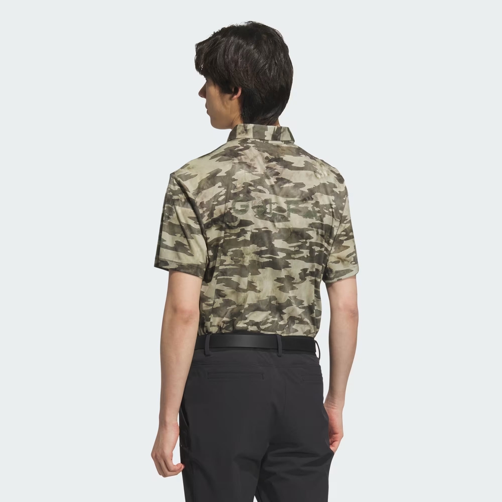 Áo Polo Adidas Nam Chính Hãng -  Sleeveless polo shirt with a printed design on the front - Màu Xanh | JapanSport JF6280