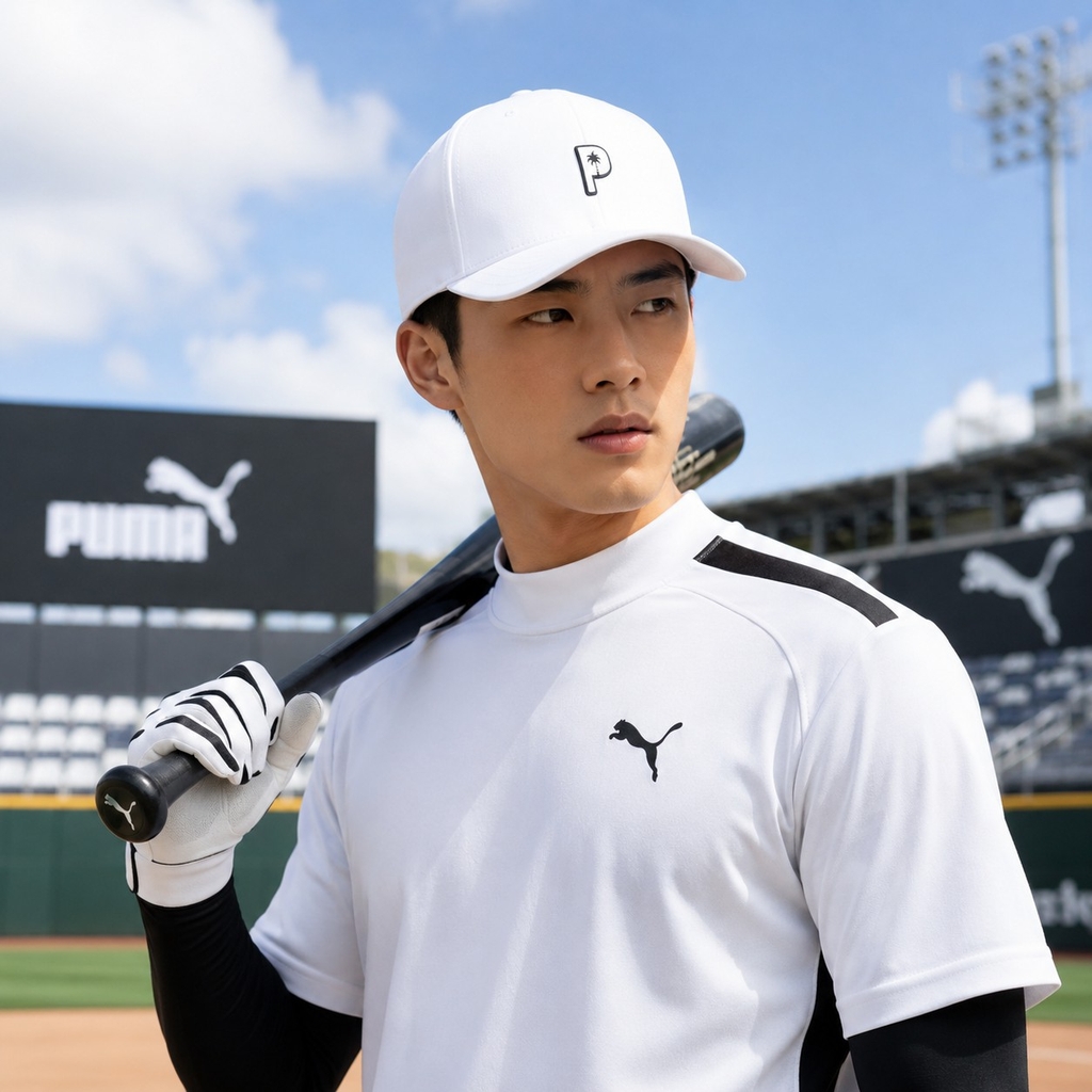 Mũ Puma Chính Hãng - Snapback golf cap x PTC Tech - Màu Trắng | JapanSport 025347-02