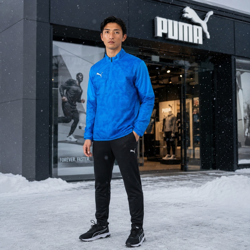 Áo Khoác Puma Chính Hãng - Puma TEAMCUP Training Top - Màu Xanh | JapanSport 660103-02