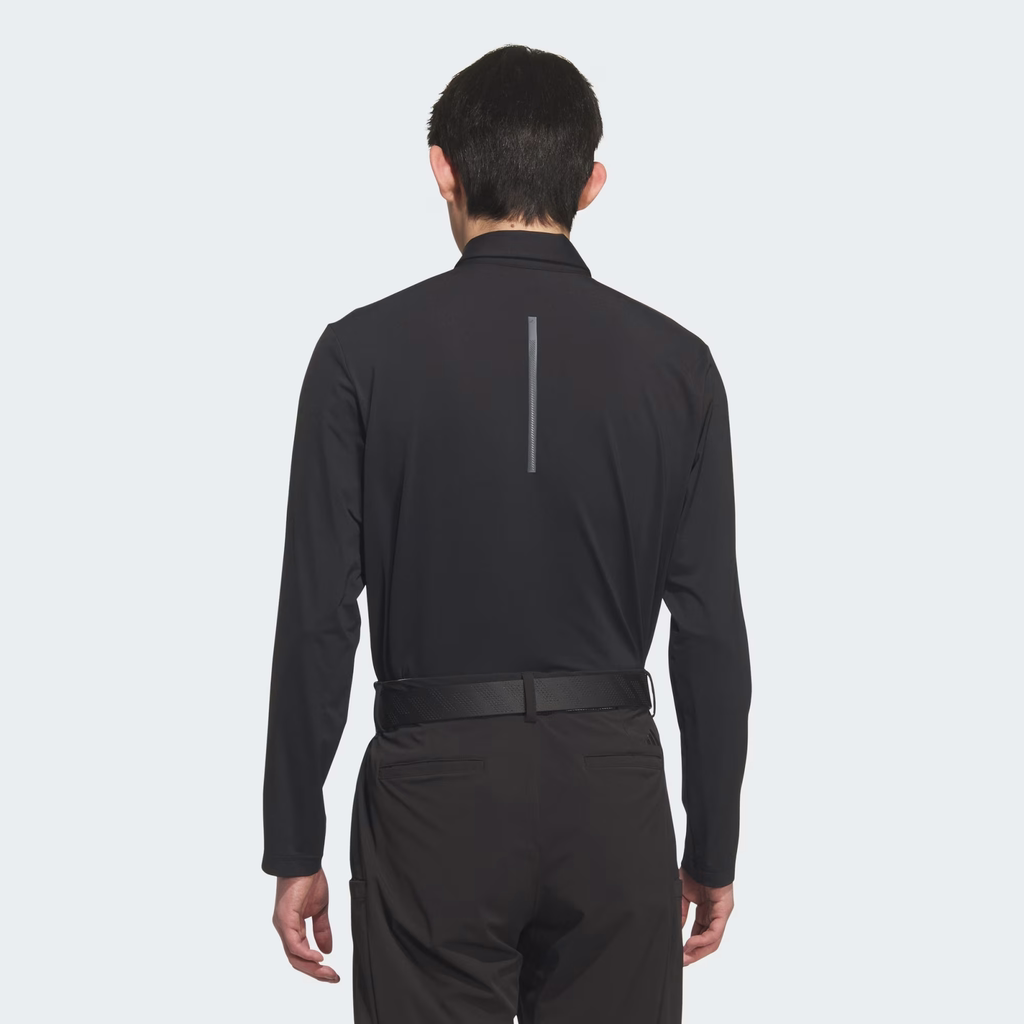 Áo Dài Tay Adidas Nam Chính Hãng - ULTIMATE365 TOUR LONG-SLEEVE POLO SHIRT  - Màu đen | JapanSport KA1783