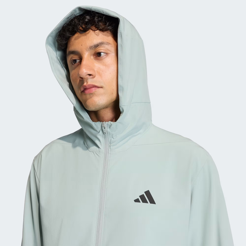 Áo Khoác Adidas Nam Chính Hãng - D4T WORKOUT FULL-ZIP HOODIE - Màu Xanh | JapanSport KA4824