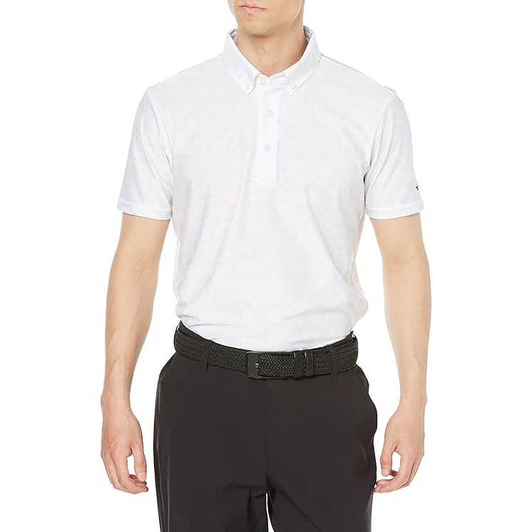 Áo Polo Golf Mizuno Chính Hãng - Ice Touch Button Down Cool to Touch- Màu Trắng | JapanSport E2JAA097-03