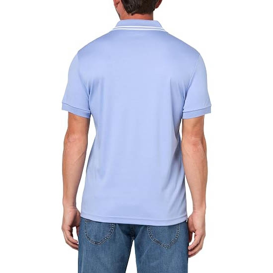 Áo Polo Lacoste Nam Chính hãng - Regular Fit Contrast Collar Polo - Màu Vàng | JapanSport DH5922-51-5QD