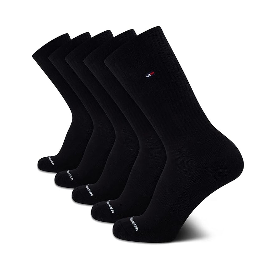 Set 5 đôi tất Tommy Hilfiger Chính Hãng -  5 Pack Cushioned Stretch Athletic Performance - Màu Đen | JapanSport TVM213CR10002