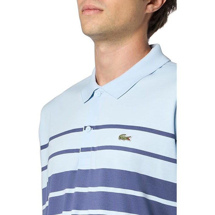 Áo Polo Lacoste Chính hãng -  Cotton Pima Interlock - Màu Xanh | JapanSport DH5921-51-I0L