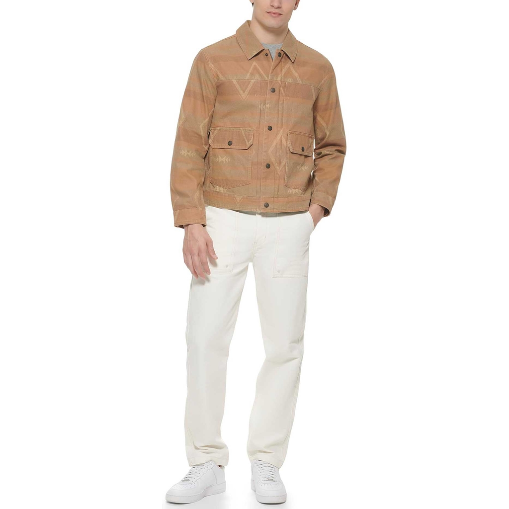 Áo Khoác Levi's Chính Hãng - Lightweight Trucker Shirt Jacket - Màu Nâu | JapanSport LM3MC753-azt