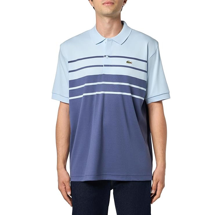 Áo Polo Lacoste Chính hãng -  Cotton Pima Interlock - Màu Xanh | JapanSport DH5921-51-I0L