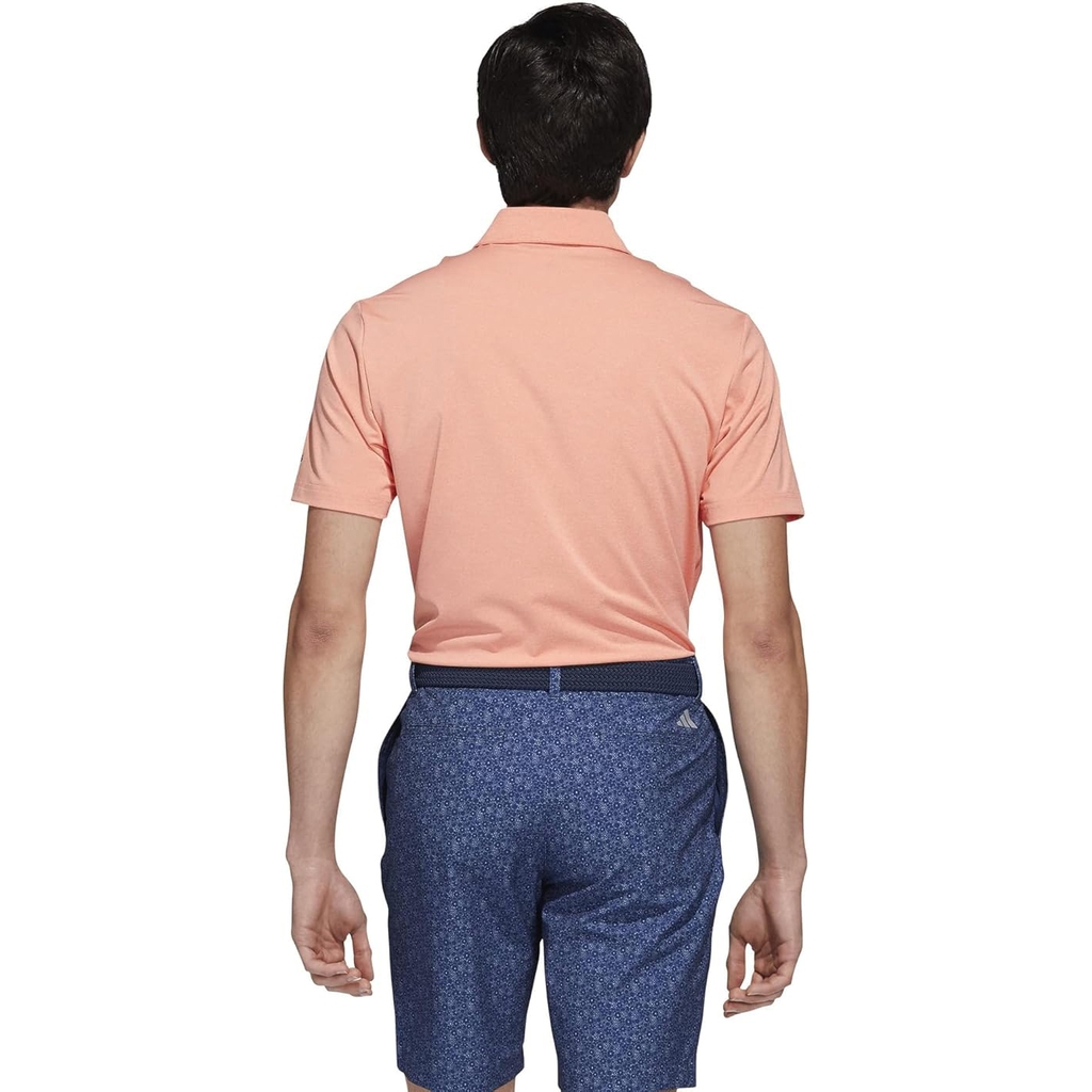 Áo Polo Adidas Chính Hãng - Ultimate365 Heather Golf Polo Shirt - Màu San hô | JapanSport HR9080