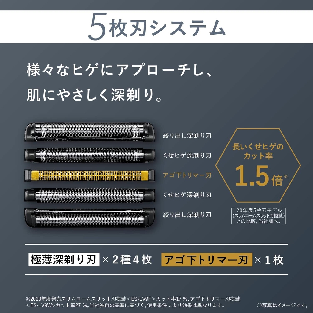 (Hàng trưng bày - Nobox) Máy cạo râu Panasonic Chính hãng - Lamdash Pro 5 - ES-LV7J-S | JapanSport