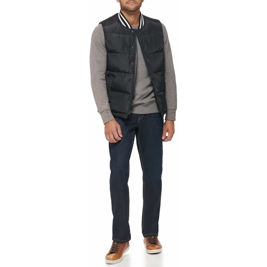 Áo Khoác Levi's Chính Hãng -  Men's Varsity Puffer Jacket - Màu Đen | JapanSport LM2RP371-blk