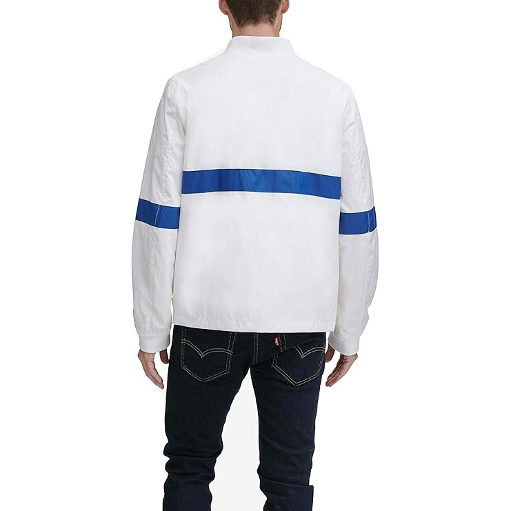 Áo Khoác Nam Levi's Chính Hãng - Lightweight Retro Varsity Bomber Jacket - Màu Trắng | JapanSport LM9RN626-WHT