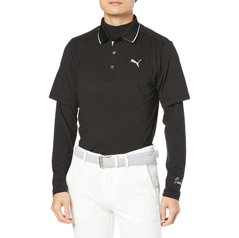 Áo Polo Puma Chính Hãng - Stretch Smooth Pique Polo Shirt Set  - Màu Đen | JapanSport  627605-01