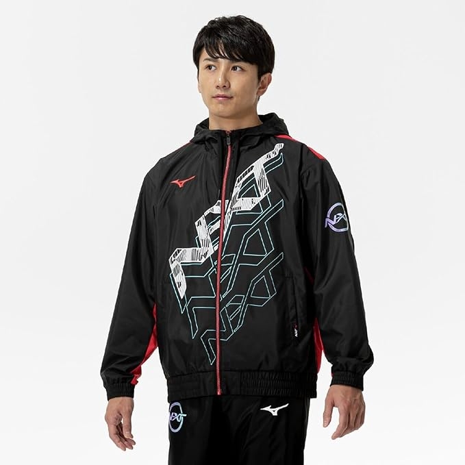 Áo Khoác Mizuno Chính Hãng - Training Wear Windbreaker Jacket Water-Repellent Jersey - Màu Đen | JapanSport 32JEC220-09