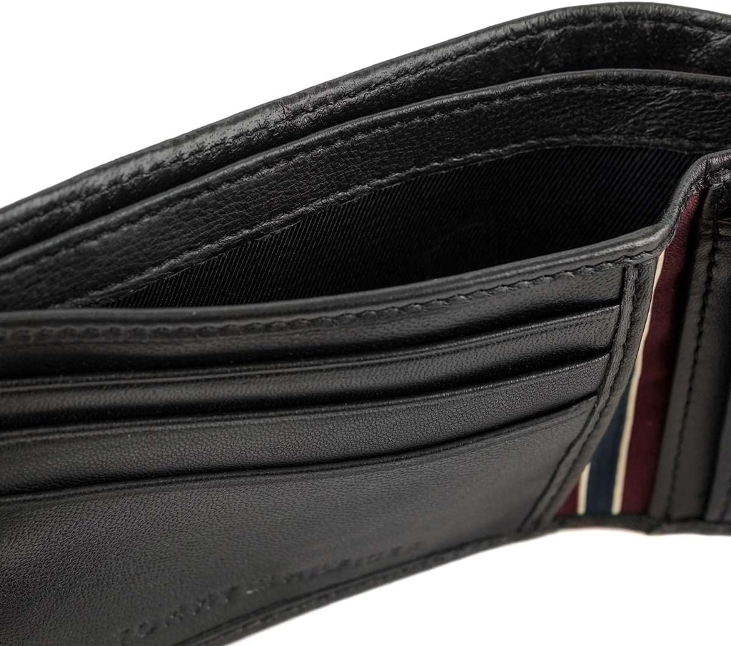 Ví Tommy Hilfiger Chính Hãng - Men's Leather Wallet - Màu Đen | JapanSport 31TL25X020-001