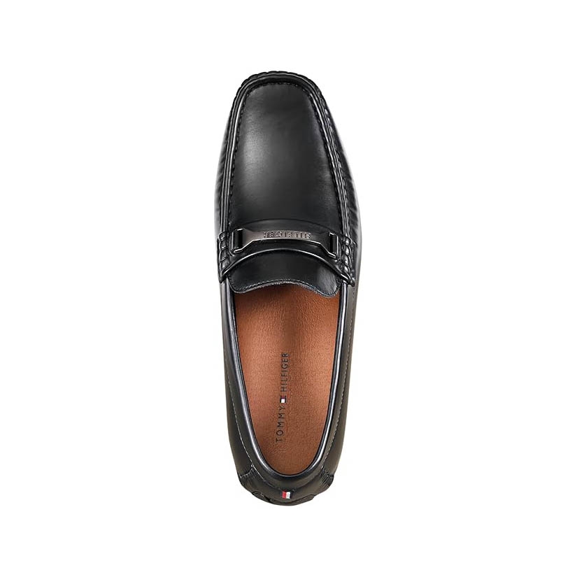 Giày Tommy Hilfiger Nam Chính Hãng - Tommy Hilfiger Axin mens Loafer - Màu Đen | JapanSport tm-Axin-Black-001