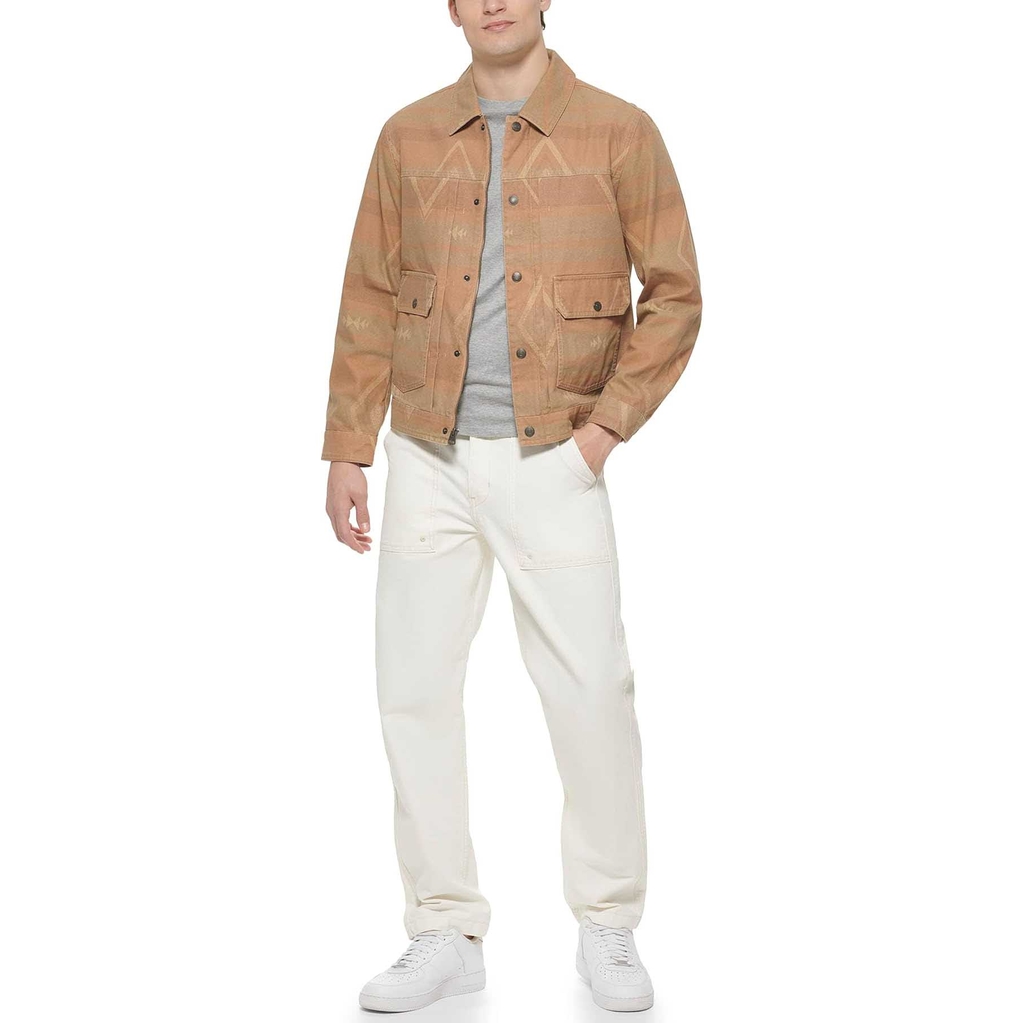 Áo Khoác Levi's Chính Hãng - Lightweight Trucker Shirt Jacket - Màu Nâu | JapanSport LM3MC753-azt