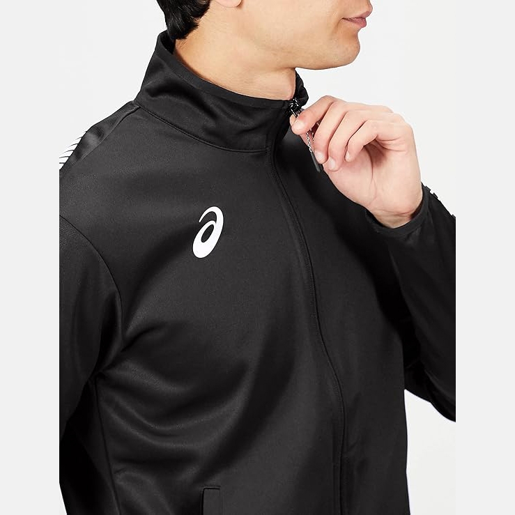 Áo Khoác Asics Chính Hãng - Training Jacket - Màu Đen | JapanSport 2031D907-001
