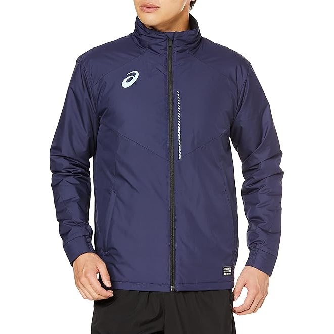 Áo Khoác Asics Chính Hãng - Outerwear & Vests Warmer Jackets - Màu Xanh | JapanSport 2101A147-400