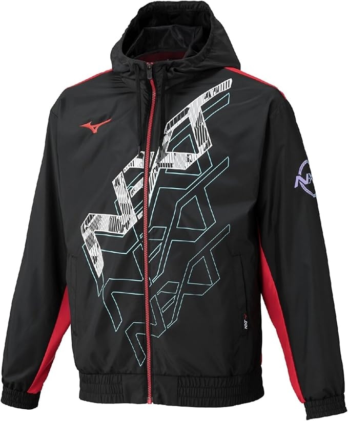 Áo Khoác Mizuno Chính Hãng - Training Wear Windbreaker Jacket Water-Repellent Jersey - Màu Đen | JapanSport 32JEC220-09