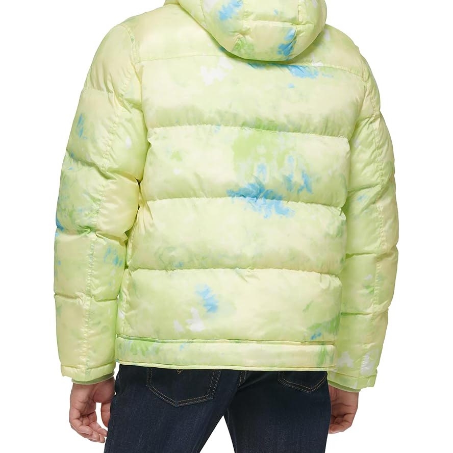 Áo Khoác Levi's Chính Hãng - Performance Hooded Puffer Trucker Jacket - Màu Xanh | JapanSport LM2RP467-ddl