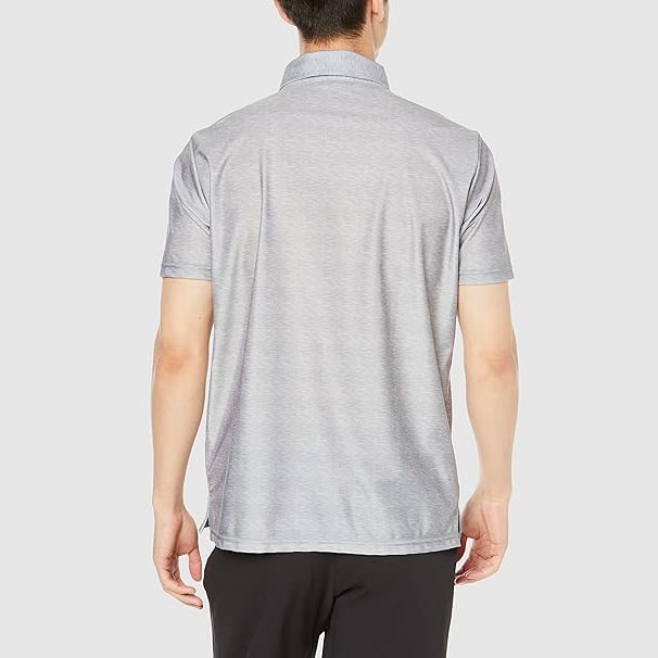 Áo Polo Golf Mizuno Chính Hãng - Ice Touch Button Down Cool to Touch- Màu Xám | JapanSport E2JAA097-06