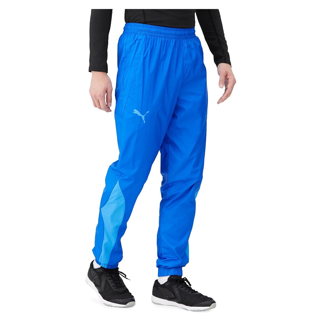 Quần Puma Chính Hãng - Men's Soccer Football Club Team OM Pre-Match Woven Pants - Màu Xanh | JapanSport 774055-19
