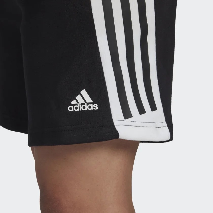 Quần short Adidas Nam Chính Hãng - SHORT 3 SỌC FUTURE ICONS - Đen | JapanSport HK4554