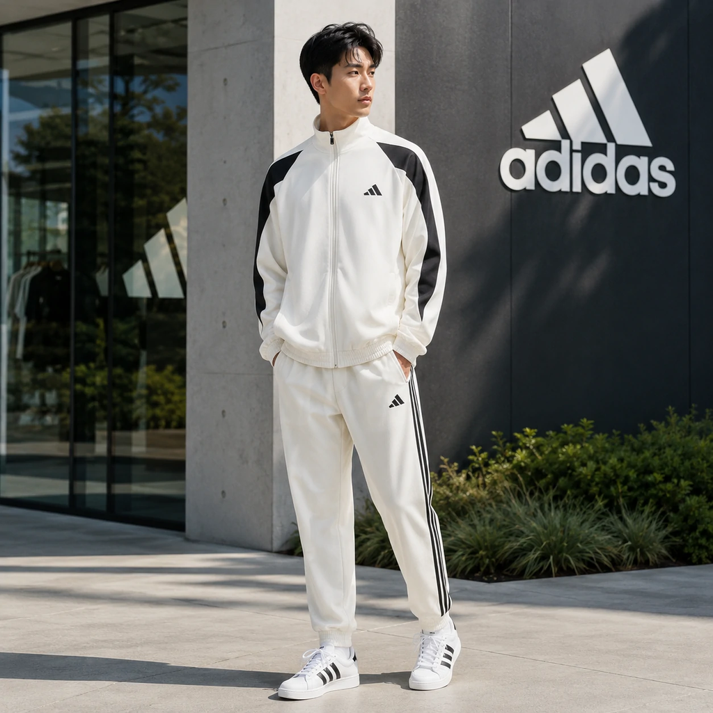 Áo Khoác Adidas Nam Chính Hãng - Stadium Tracktop - Màu Trắng | JapanSport JX5618