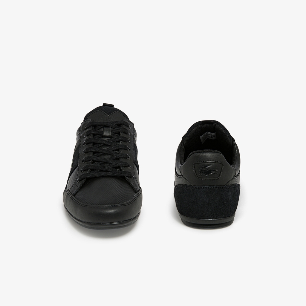 Giày Lacoste Chính hãng - Chaymon BL Leather and Synthetic Tonal Trainers - Màu đen | JapanSport 7-43CMA0035-02H