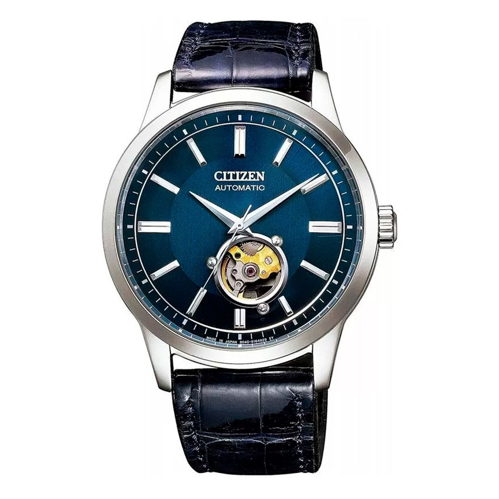 Đồng Hồ Citizen Chính Hãng - Open Heart NB4020-11L - Xanh - Nam | JapanSport