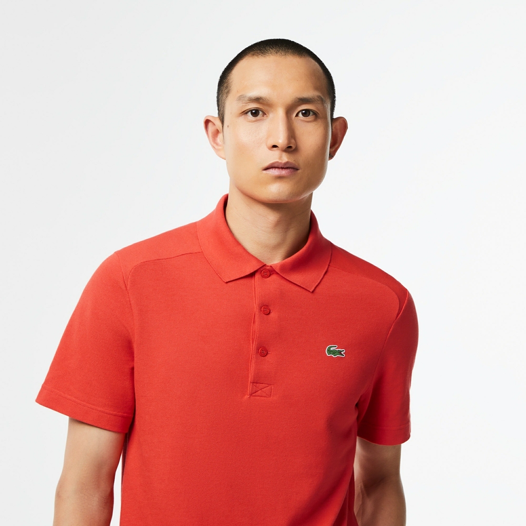 Áo Polo Lacoste Chính hãng - SPORT Men's Regular Fit Red Golf Polo - Màu Cam | JapanSport DH9309-51-VIE