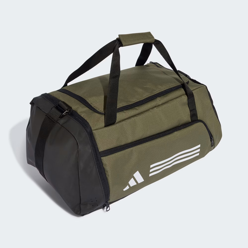 Túi Trống Adidas Chính Hãng - Túi Duffel 3 Sọc Essentials - Màu Xanh | JapanSport IZ1918