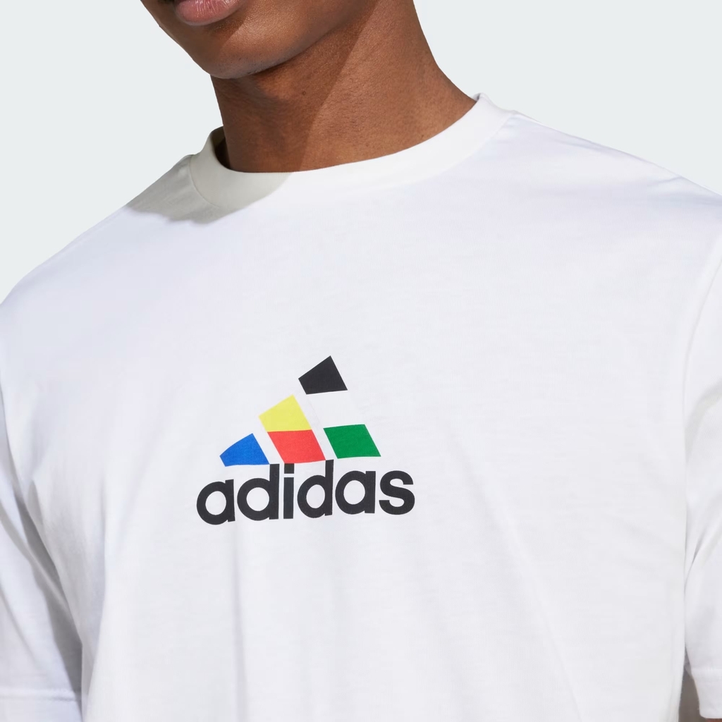 Áo Phông Adidas Nam Chính Hãng - House of Tiro Nations Graphic Tee - Màu Trắng | JapanSport IW2668