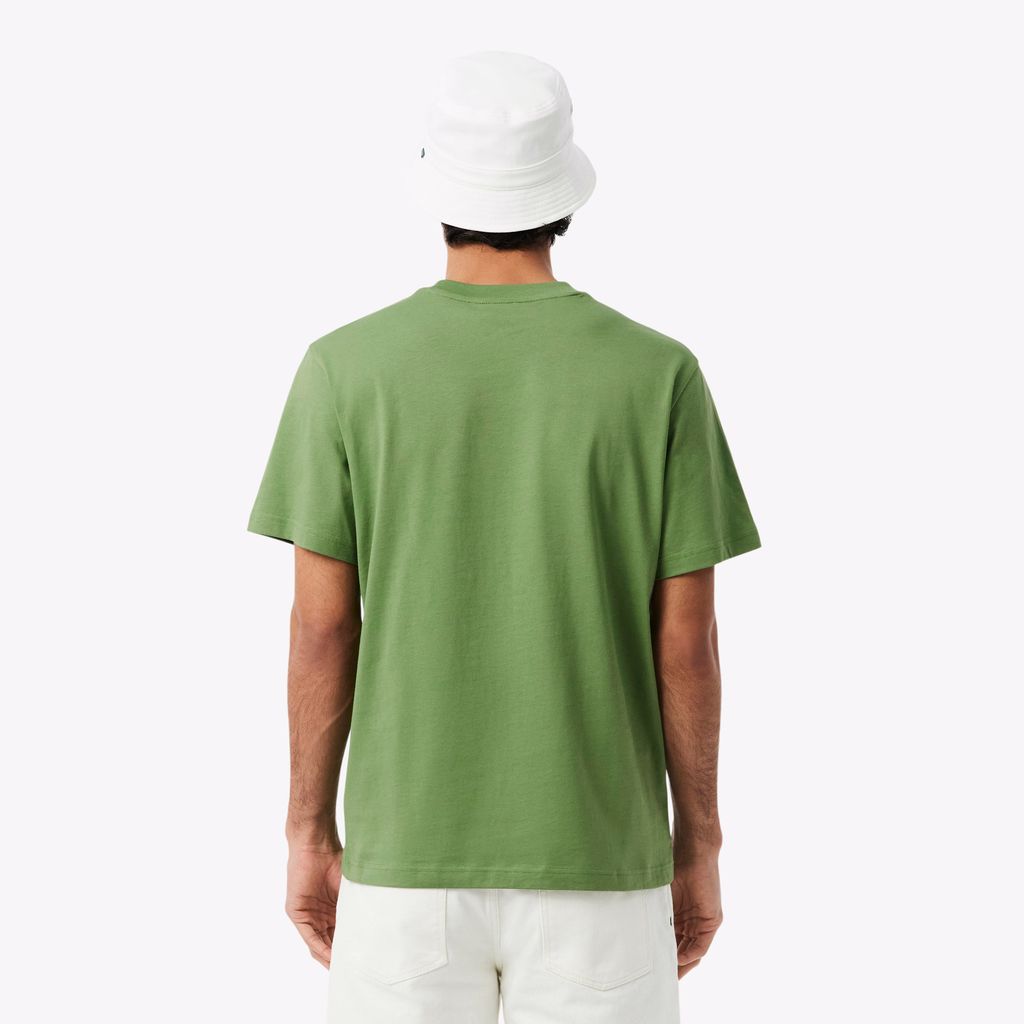 Áo Phông Lacoste nam Chính hãng - Men's Cotton T-Shirt- Màu xanh  | JapanSport TH7318-51-02M