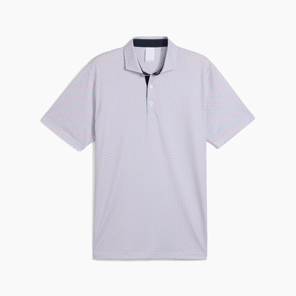 Áo Polo Puma Chính Hãng - PUMA x VOLITION Micro Star - Màu Trắng | JapanSport 629546-02