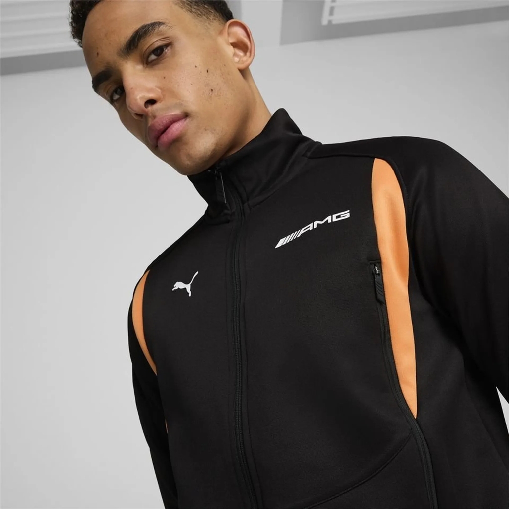 Áo Khoác Puma Nam Chính Hãng -  PUMA F1 Training Jacket Mercedes - Màu Đen | JapanSport 627421-01