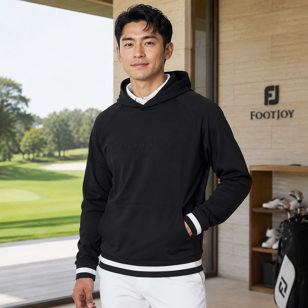 Áo Khoác FOOTJOY Chính Hãng - Deboss Wordmark - Màu Đen | JapanSport 34701 FJ-S25-M01