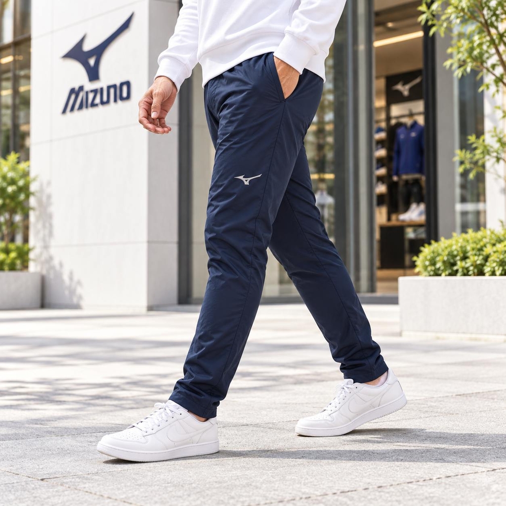Quần Mizuno Nam Chính Hãng -  Warmer Pants - Màu navy | JapanSport P2MF2590-14
