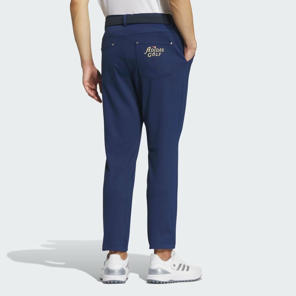 Quần Golf Adidas Nam Chính Hãng - PLAYGREEN Back Graphic Stretch - Màu Xanh  | JapanSport IN9031