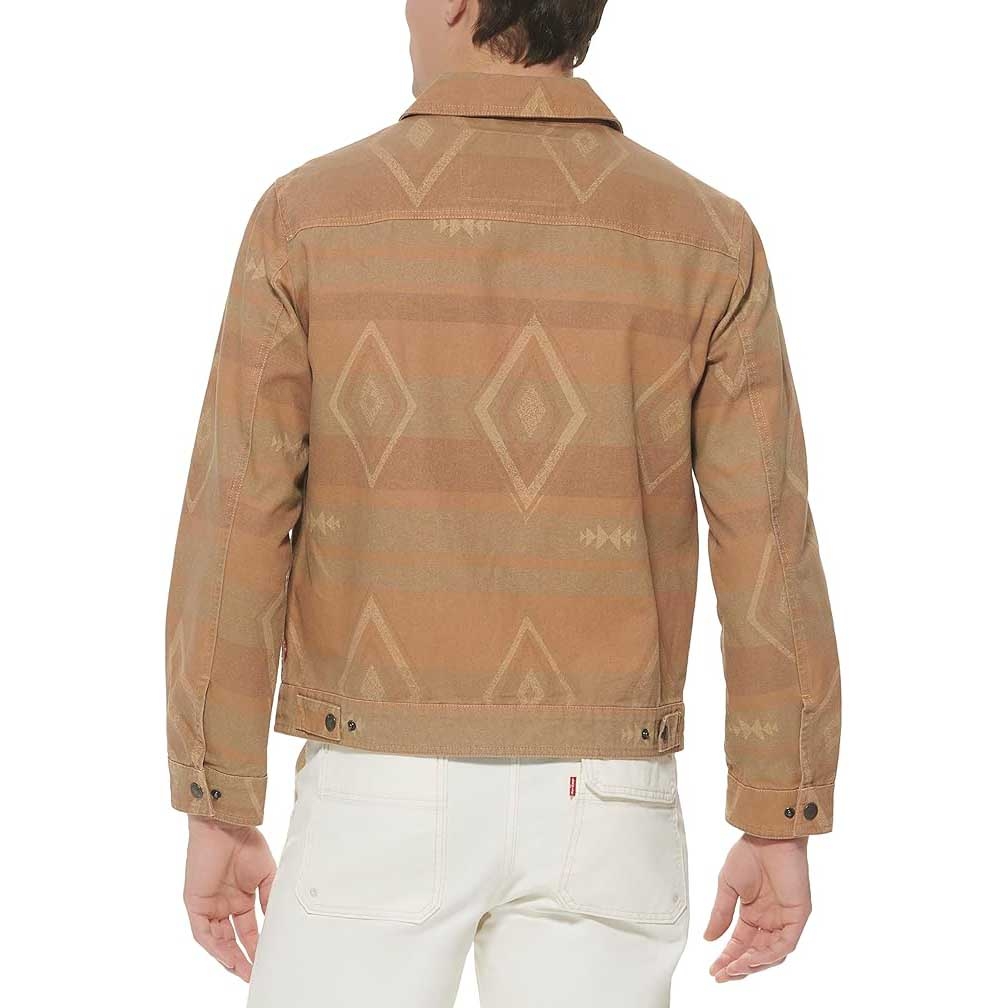 Áo Khoác Levi's Chính Hãng - Lightweight Trucker Shirt Jacket - Màu Nâu | JapanSport LM3MC753-azt