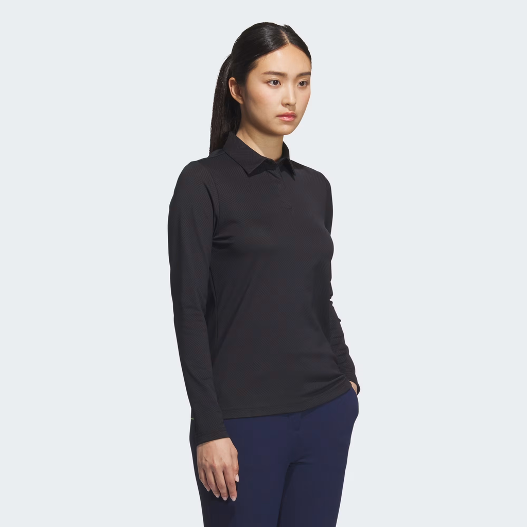 Áo Polo Adidas Nữ Chính Hãng - Dusquare Long- Màu Đen | Japansport  JM9560