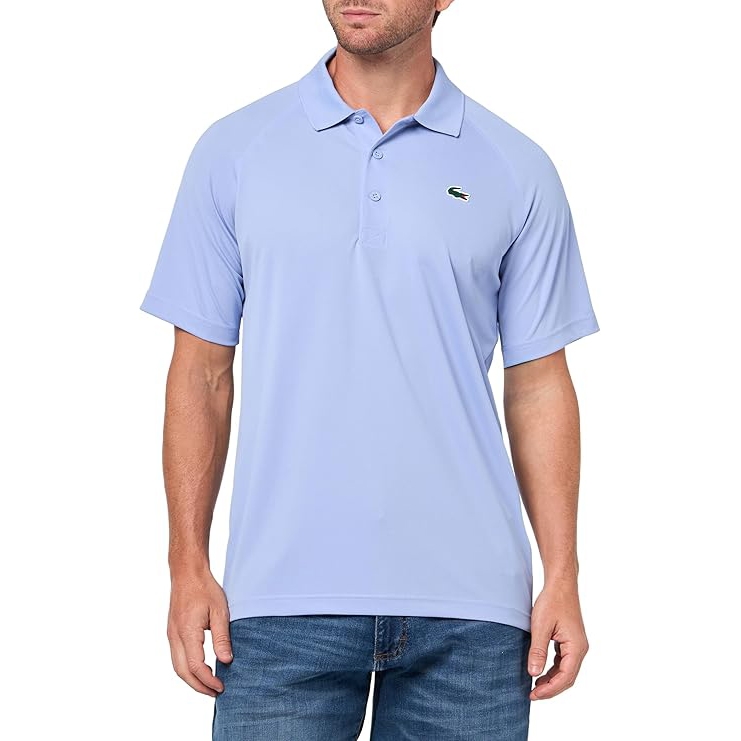 Áo Polo Lacoste Nam Chính hãng - Regular Fit UV Protect Golf Polo - Màu Xanh | JapanSport DH3201-51-5QD